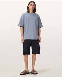 AllSaints - Haven Embroidered Logo Oversized T-Shirt - Lyst