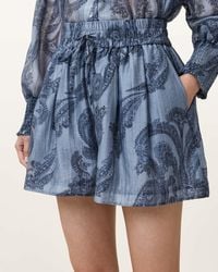 AllSaints - Isla Printed Shorts - Lyst