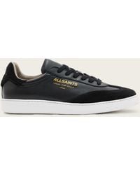 AllSaints - Thelma Suede Low Top Trainers - Lyst