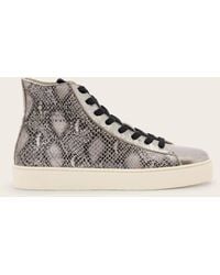 AllSaints - Tana Leather Hi-top Trainers - Lyst