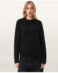 AllSaints - Lock Crew Neck Jumper - Lyst