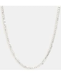 AllSaints - Jaya Pyramid Studded Necklace - Lyst