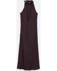 AllSaints - Beril Silk-Blend Maxi Dress - Lyst