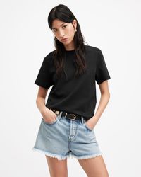 AllSaints - Lisa Crew Neck Short Sleeve T-shirt - Lyst