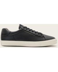 AllSaints - Brody Leather Low Top Trainers - Lyst