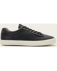AllSaints - Brody Leather Low Top Trainers - Lyst