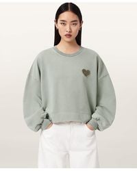 AllSaints - Lover Oversized Crew Neck Sweatshirt - Lyst