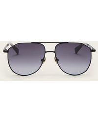 AllSaints - Moe Aviator Sunglasses - Lyst