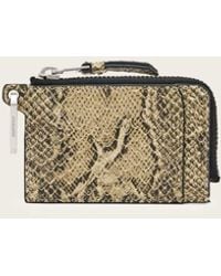 AllSaints - Remy Leather Snake Wallet - Lyst