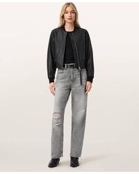 AllSaints - Brooklyn Straight Leg Denim Jeans - Lyst