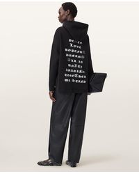 AllSaints - Vision Etienne Oversized Hoodie - Lyst
