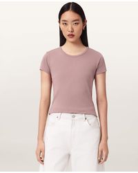 AllSaints - Stevie Slim Fit Short Sleeve T-Shirt - Lyst