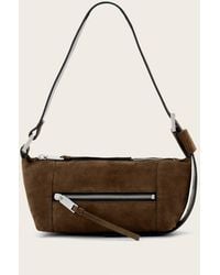 AllSaints - Vega Suede Mini Bag - Lyst