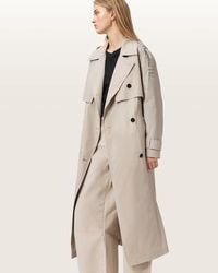 AllSaints - Linnie Lib Relaxed Trench Coat - Lyst