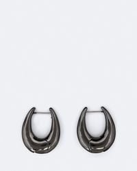 AllSaints - Noir Tube Earrings - Lyst