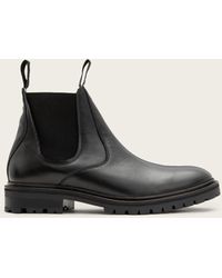 AllSaints - Toby Leather Chelsea Boots - Lyst