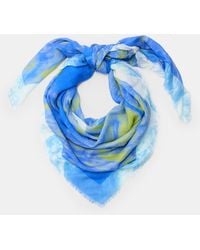 AllSaints - Inspiral Large Square Scarf - Lyst