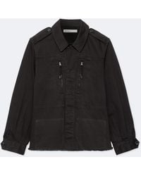 AllSaints - Silvo Cotton Flight Jacket - Lyst