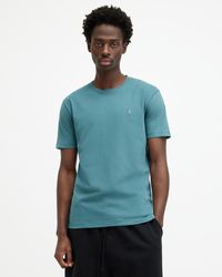 AllSaints - Brace Brushed Cotton Crew Neck T-shirt - Lyst