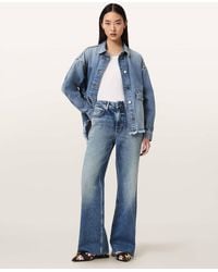 AllSaints - Ember Flared Denim Jeans - Lyst