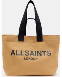 AllSaints - Ali Canvas Tote Bag - Lyst