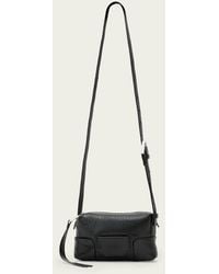 AllSaints - Ares Leather Crossbody Bag - Lyst