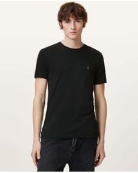 AllSaints - Tonic Crew Neck Slim Ramskull T-Shirt - Lyst