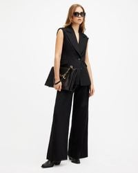 AllSaints - Hally Relaxed Fit Wide Leg Trousers, - Lyst
