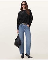 AllSaints - Rita Relaxed Fit Snake Print T-Shirt - Lyst