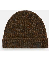 AllSaints - Clay Two Tone Marl Beanie - Lyst
