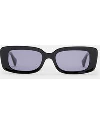 AllSaints - Sonic Rectangular Shaped Sunglasses - Lyst
