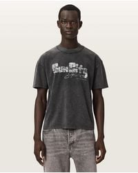 AllSaints - Sun City Short Sleeve Boxy Graphic T-Shirt - Lyst
