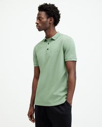 AllSaints - Reform Short Sleeve Polo Shirt - Lyst