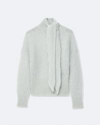 AllSaints - Etty Bow-Detail Knitted Jumper - Lyst