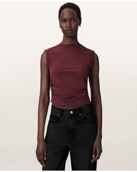 AllSaints - West Sleeveless Tank Top - Lyst