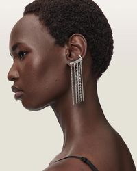 AllSaints - Joyce Fringe Earrings - Lyst