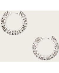 AllSaints - Mabel Hoop Earrings - Lyst