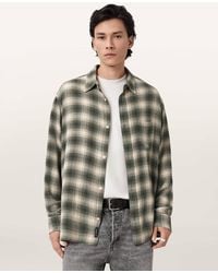 AllSaints - Lumley Oversized Check Shirt - Lyst