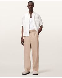 AllSaints - Roland Straight Leg Pants - Lyst