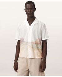 AllSaints - Monument Short Sleeve Boxy Shirt - Lyst