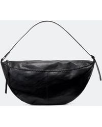 AllSaints - Esme Whipstitch Leather Shoulder Bag - Lyst