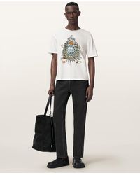 AllSaints - Nazare Boxy Graphic T-Shirt - Lyst