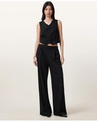 AllSaints - Polyester Aleida Lightweight Trousers, /Us 12 - Lyst