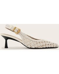 AllSaints - Slingback Pointed Toe Heels - Lyst