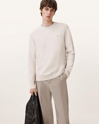 AllSaints - Statten Ramskull Crew Neck Sweater - Lyst