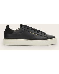 AllSaints - Shana Leather Trainers - Lyst