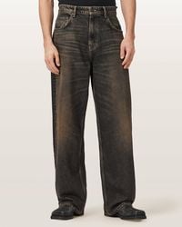 AllSaints - Rivet Relaxed Fit Denim Jeans - Lyst