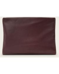 AllSaints - Bettina Leather Clutch Bag - Lyst