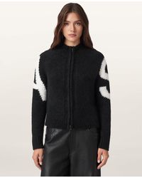 AllSaints - Sylvie Slim Fit Cardigan - Lyst