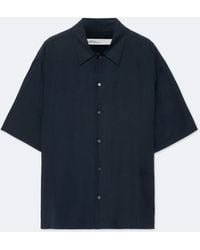 AllSaints - Archer Oversized Viscose Shirt - Lyst